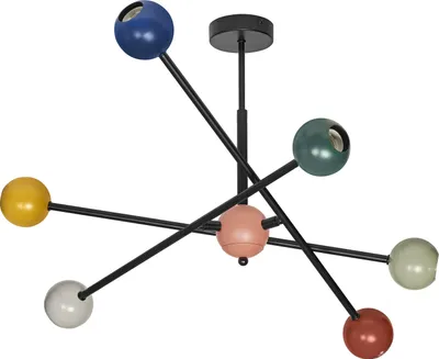 Produktbild von OSRAM Pendelleuchte Decor Bubble Pendant 6XE27 Multicolor 4099854458583