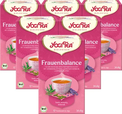 Produktbild von 6 x  YOGI TEA Frauenbalance | 6 x 30,6g