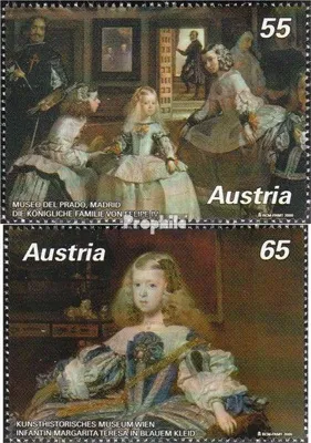 Produktbild von Briefmarken Österreich 2009 Mi 2837-2838 (kompl.Ausg.) gestempelt D. Velázquez