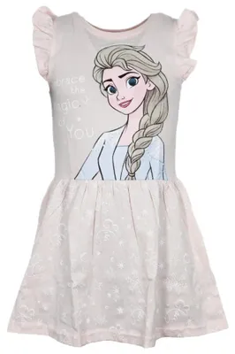 Produktbild von Disney Die Eiskönigin Elsa Kinder Mädchen Sommerkleid Kleid – Orange / 92