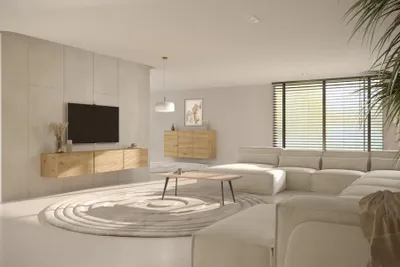 Zdjęcie produktu dla Szafka RTV GABI 160cm dąb artisan wisząca