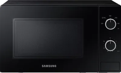 Produktbild von Samsung MS20A3010AL, Arbeitsplatte, Solo-Mikrowelle, 20 l, 700 W, Drehregler, Schwarz
