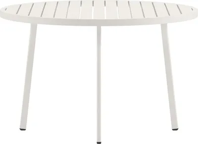 Zdjęcie produktu dla Giardini stół ogrodowy Ø120cm beżowy.
