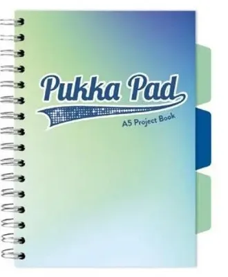Immagine prodotto di Taccuino Project Book Seafoam A5/100K, motivo marino (3 pezzi) - PUKKA