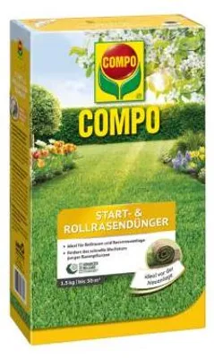 Obrázok produktu pre COMPO Hnojivo na trávniky a trávnikové koberce na 50 m² - 1,5 kg
