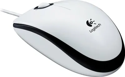 Zdjęcie produktu dla Logitech M100, Oburęczny, Optyczny, USB Typu-A, 1000 DPI, Biały