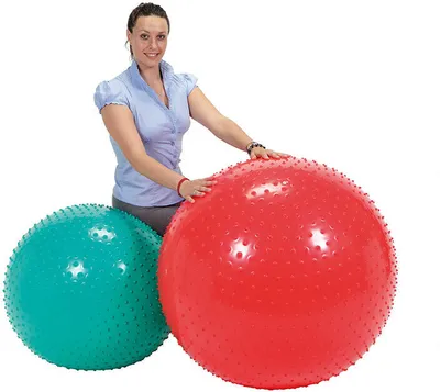 Produktbild von Gymnic Therasensory Ball - Durchmesser 65/100 cm in verschiedenen Farben Durchmesser Ø: 100 cm Farbe: Rot