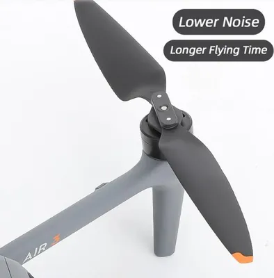 Produktbild von 50CAL Geräuscharme Drohnenpropeller mit silberner Spitze für DJI Air 3 (1 Paar / 2 Propeller)