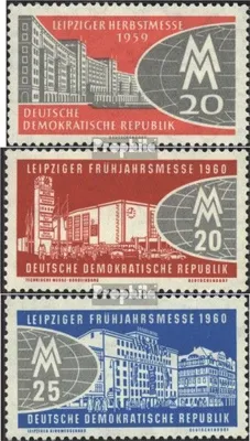 Produktbild von Briefmarken DDR 1959 Mi 712,750-751 (kompl.Ausg.) postfrisch Leipziger Herbstmesse