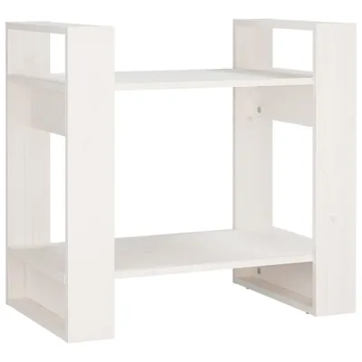 Immagine prodotto di Libreria/divisorio bianco 60x35x57 cm in legno di pino massiccio