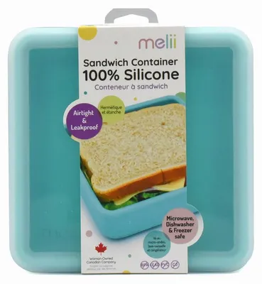 Obrázek produktu pro Melii Silikonová krabička na sendvič 790 ml - modrá