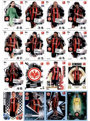 Produktbild von Topps Match Attax Bundesliga - 2025/26 - Mannschaftspaket - EINTRACHT FRANKFURT