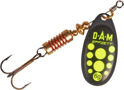 Produktbild von Dam Effzett Standard Spinner Black Yellow 3 g