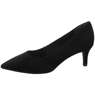 Produktbild von Tamaris Damen Pumps spitz Pfennigabsatz samtige Haptik 1-22413-41, Größe:41 EU, Farbe:Schwarz