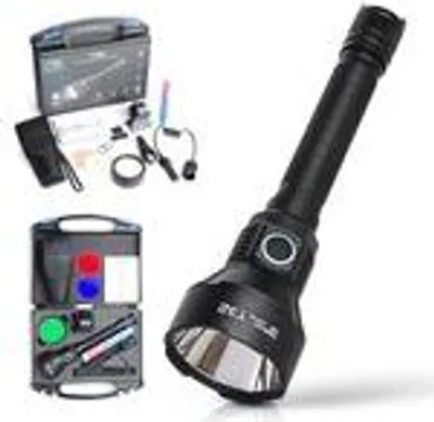 Produktbild von T32 Taschenlampe, 3.200 Lumen, 1.150 Meter Reichweite, Hochleistungs-LED, Wasserdicht & Robust für Outdoor- und Professionellen Einsatz