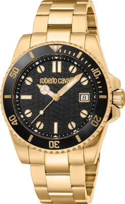 Image de Montre ROBERTO CAVALLI RC5G129M0075 en or pour homme pour un cadeau