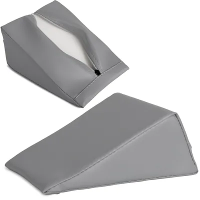 Obrázek produktu pro Polohovací klín Habys, pro masáže a terapii | polohovací polštář, polohovací materiál | fyzioterapie, ortopedie | 20x15x10cm | šedý