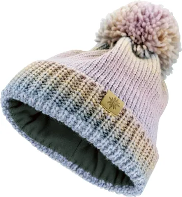 Productafbeelding van Bavariaanse muts, gebreide muts met pompon "Maria", rood, maat: one size