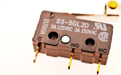 Produktbild von 2x SS-5GL2D Omron Mikroschalter, Schnappschalter 5A-125VAC #711953