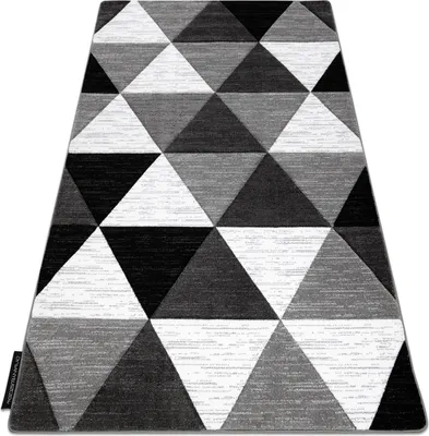 Zdjęcie produktu dla Dywan ALTER Rino Trójkąty szary 80x150 cm