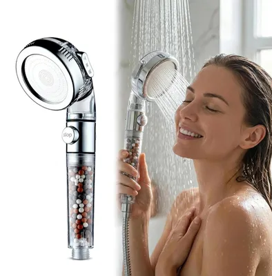 Obrázek produktu pro Sprchová hlavice s vysokým tlakem a 3 nastaveními proudu