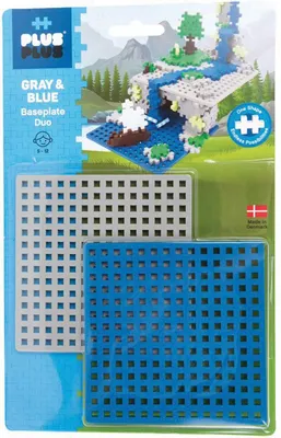 Produktbild von Carletto Deutschland GmbH Plus-Plus - 2 Basis Steckplatten blau grau Sonstige