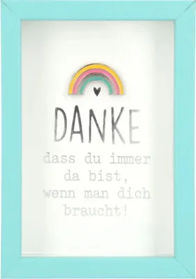 Produktbild von Depesche Komplimente im Bilderrahmen, klein : DANKE dass du immer da bist, wenn man... Komplimente im Bilderrahmen, klein: DANKE dass du immer da bist, wenn man...