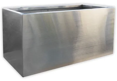 Obrázok produktu pre Dizajnový kvetináč z nehrdzavejúcej ocele 80 x 36 x 32 cm