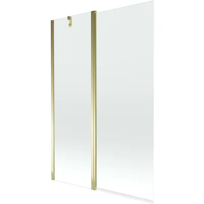 Obrázok produktu pre Mexen Flip vaňová zástena jednokrídlová 120 x 150 cm, Priehľadné, Zlatá - 894-120-101-50-00