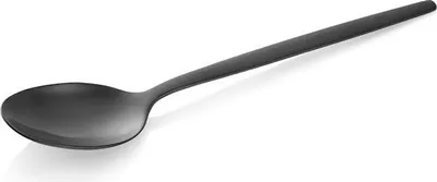 Produktbild von 24x Dessertlöffel ALEX SCHWARZ, mit schwarz, matte PVD Beschichtung, 16 cm, Chromnickelstahl 18/10
