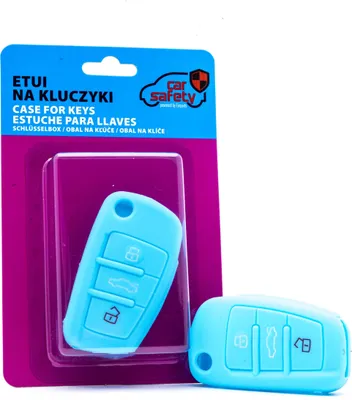 Produktbild von Silikonhülle Schlüsselcover HELLBLAU für Audi