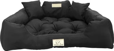 Obrázek produktu pro Pelíšek Pro Psy, Voděodolná Sofa, 55X45 Cm, Prostor Pro Jméno, Podestýlka, Polštáře, Gauč, Pohovka, Ohrádka, Černá