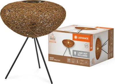 Produktbild von Ledvance Tischleuchte Decor Paper Drop Beige max. 6W E27 mit Schalter