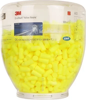Produktbild von 3M Gehörschutzstöpsel Soft Yellow Neon Nachfülldispenser zu Art. Nr. 4000370999 - PD01002