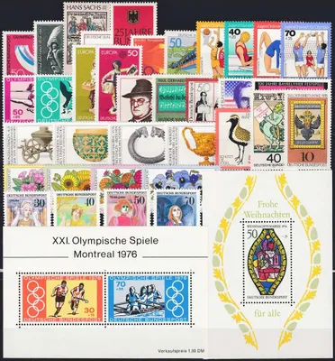 Produktbild von BRD Bund Jahrgang 1976 postfrisch ** komplett