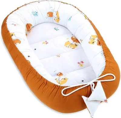 Produktbild von Multifunktionales Babybett mit Bumper, Neugeborenennest, weich