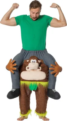 Produktbild von Huckepack Kostüm  - Gorilla - Affenkostüm - Wilbers Gr. M/L - Hucke Pack