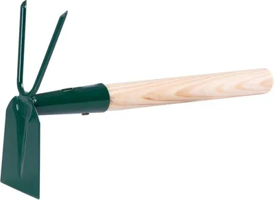 Obrázok produktu pre Záhradná motyčka FED 003/250, plochá, dvojzubá, s násadou