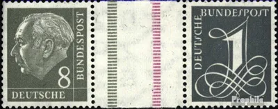 Produktbild von Briefmarken BRD (BR.Deutschland) 1958 Mi WZ15aI X postfrisch