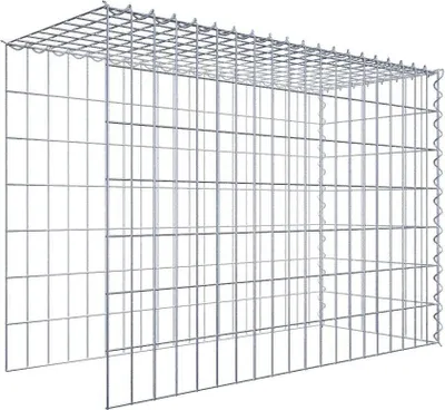 Produktbild von Anbaugabione Typ 4 100 cm x 70 cm x 40 cm (L x H x T), Maschenweite 5 cm x 10 cm, Spirale