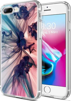 Produktbild von Motiv TPU Cover für Apple iPhone 7 Plus / 8 Plus Hülle Silikon Case mit Muster Handy Schutzhülle