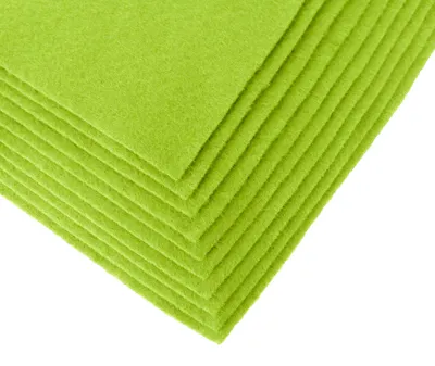 Produktbild von Bastelfilz Bögen 10er-Pack flex Filz A4, Stärke 1,5-2mm, Filzplatte, 50 Farben