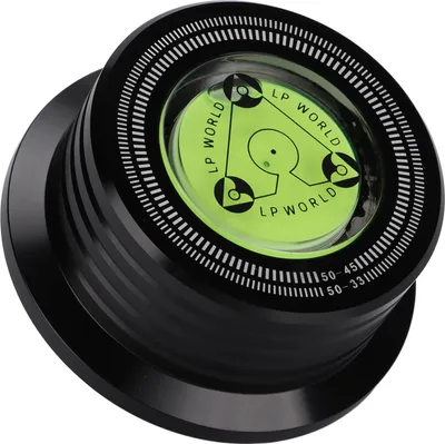 Obrázok produktu pre Gramofón Naroote, gramofón pre gramofóny - Svorky s bublinkovou vodováhou - Gramofónové platne pre gramofóny 50 Hz (čierna)