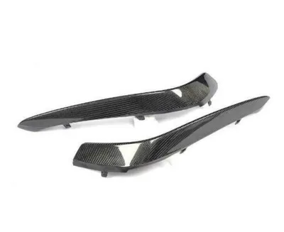 Produktbild von Carbon Canards Lippe Spoiler Flaps Frontspoiler für Mercedes W205 C205 A205 S205 AMG C63