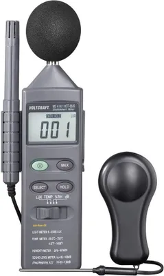 Produktbild von VOLTCRAFT DT 8820 Temperatur-Messgerät -20 - +750 °C Fühler-Typ K Multifunktions-Umweltmessgerät 4in1