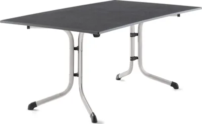 Produktbild von Klapptisch >Boulevard< in Schiefer anthrazit, vivodur ® - 140x73x95cm (BxHxT)