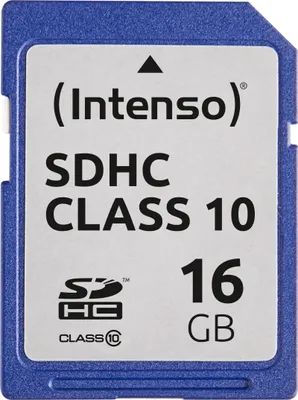 Produktbild von Intenso 16 GB SDHC Karte Class 10
