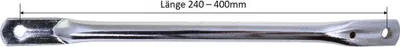 Produktbild von Sitzstrebe, verchromt, rund, Länge 240 - 400mm, Laenge:250mm