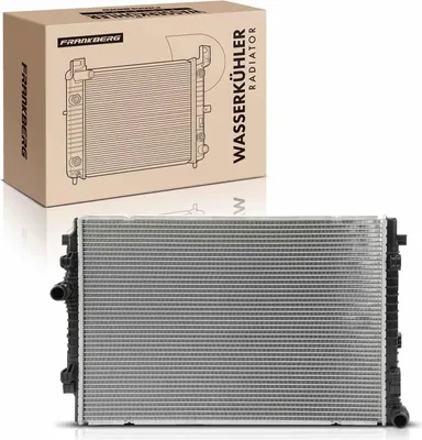 Image de Frankberg 1x Radiateur Refroidisseur d'eau Radiateur de moteur pour VW Golf 6 Passat Audi A3 Seat