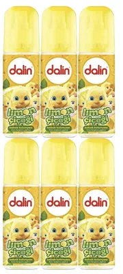 Produktbild von Dalin Baby Cologne – Zitronenblüte, 6x 150 ml | Sanfte Erfrischung für Babys & Erwachsene